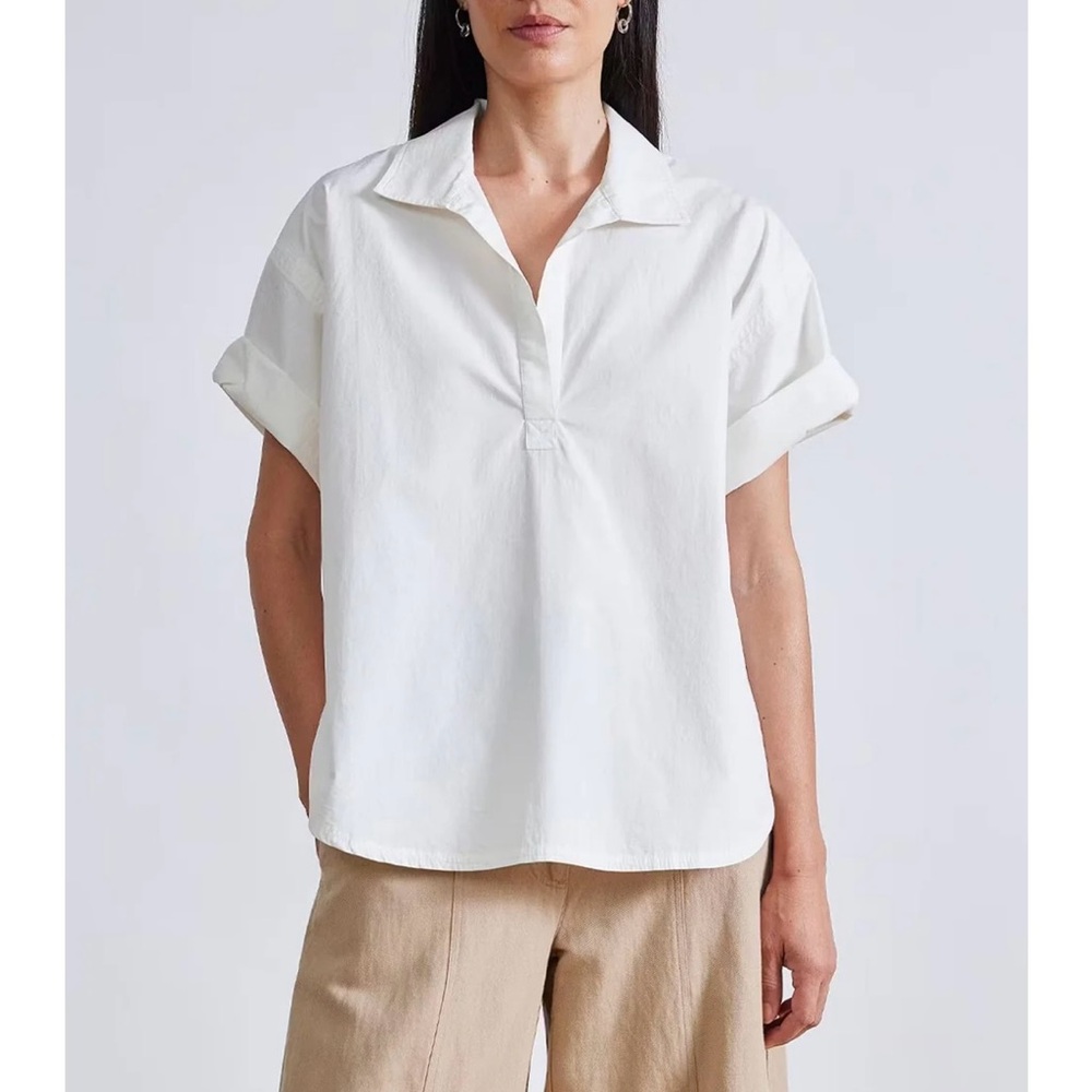 Apiece Apart Easy Popover Henley XS NWOT